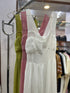 Side Slit Sleeveless Back Bow Decor Long Dresses